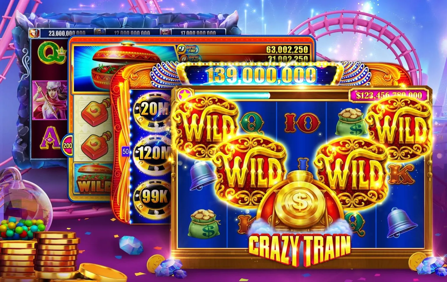 Các loại trò chơi slot phổ biến tại 98win tải app