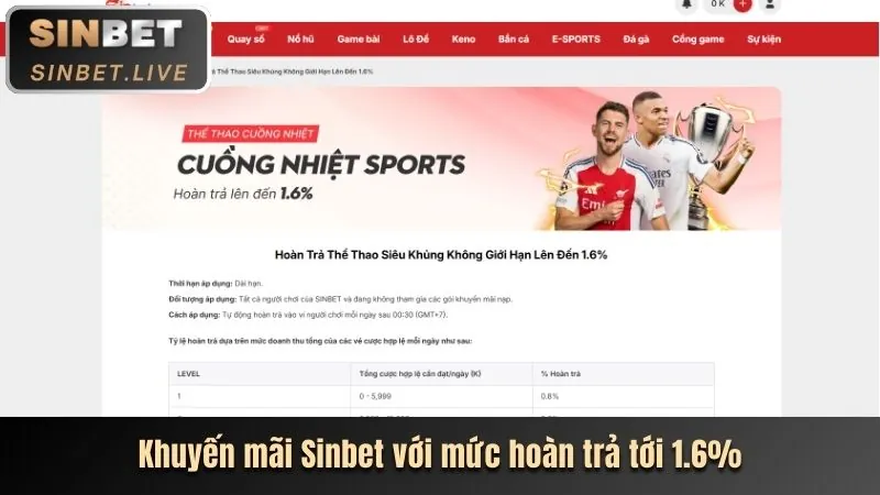 Cá cược thể thao 98win